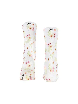 BURLINGTON | Chaussettes FLORAL ROMANCE 36-41 bleu clair | weiss